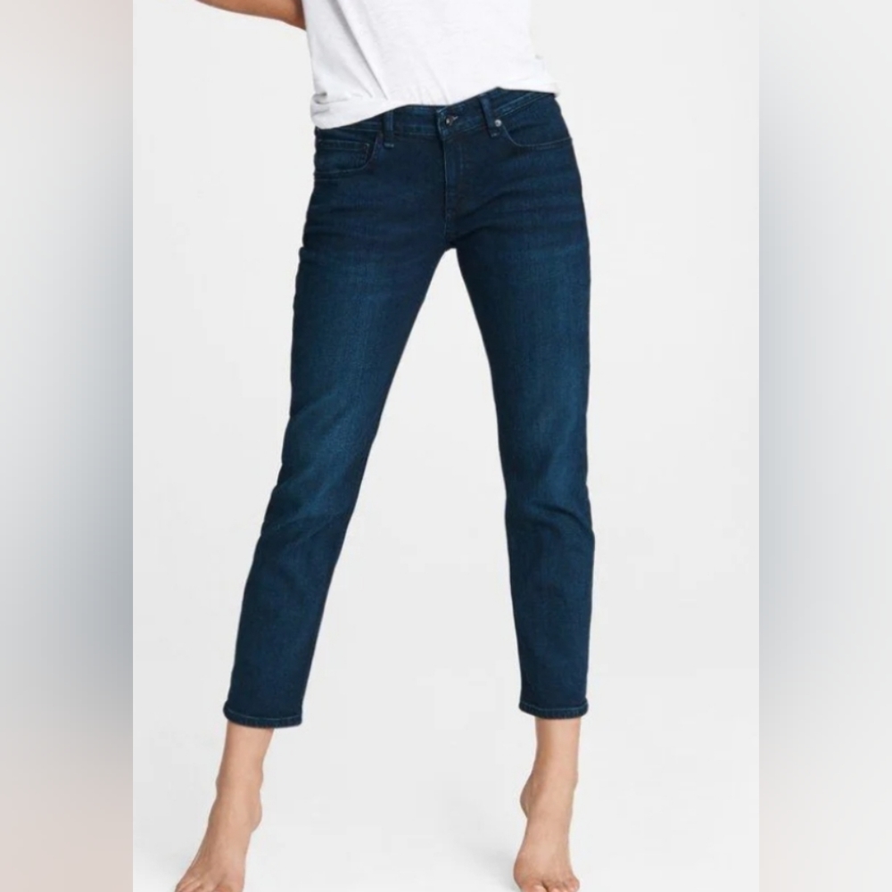 Rag & Bone Dre Low Rise Slim Boyfriend Jeans, Size 27, Color Bayview